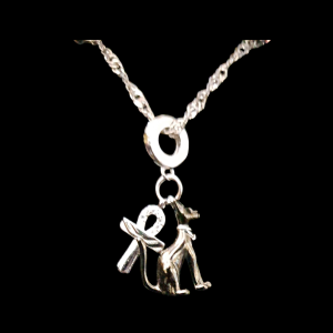 Bastet with ankh pendant