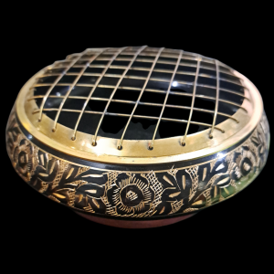 Black and Gold Charcoal Burner