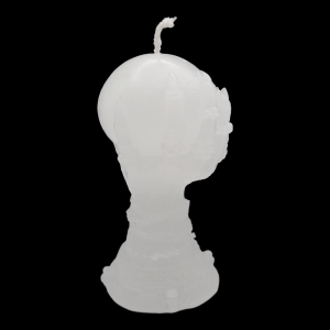 Hand with glass ball