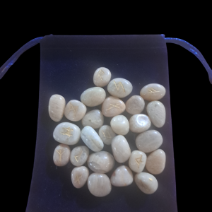 Peach moonstone runes
