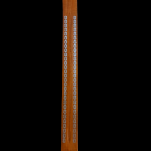Long holder orange with silver links
