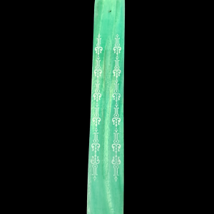 Green with silver links